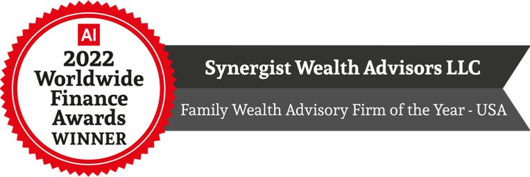 AI 2022 Worldwide Finance Awards Winner Synergist Wealth Advisors LLC